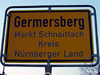 Ortsschild von Germersberg